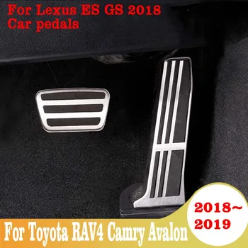  Накладка на педаль акселератора автомобиля MT для Toyota RAV4 Camry Avalon 2018 2019 для Lexus ES GS 2018 Автомобильные аксессуары