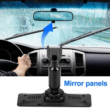 1X Автомобильное внутреннее зеркало заднего вида Задняя панель Монтажный кронштейн для автомобильного видеорегистратора