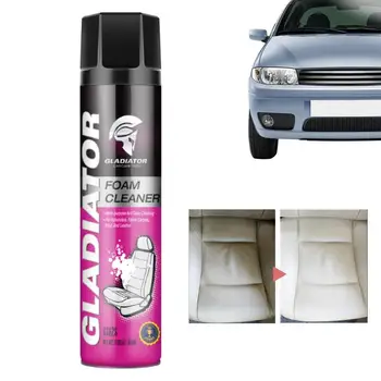 Foam Cleaner Автомобильный пенный очиститель спрей 650 мл Многофункциональный чистящий спрей для дезинфекции кожаных сидений в салоне автомобиля
