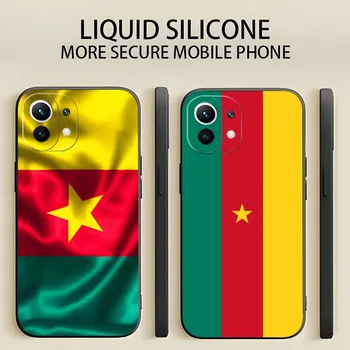 Чехол для телефона с национальным флагом Камеруна для Xiaomi 11 12 11T 10 9 9T 9SE 11i Lite Ultra Note10 Poco F3 F4 M4 M3 X4 GT Pro Задняя крышка