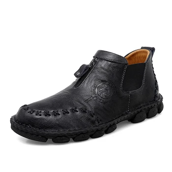 Мужские кроссовки Повседневная спортивная обувь для мужчин Легкая кожаная дышащая обувь Мужская обувь на плоской подошве Zapatillas Hombre