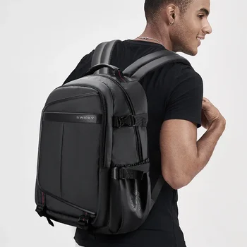 Рюкзак для мужчин Повседневные мужские рюкзаки для деловых поездок Компьютерная сумка большой емкости Школьный рюкзак Kawaii