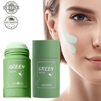 Маска с зеленым чаем Маска для лица Clean GreenTea Mask Stick Глубокое увлажнение Сужение пор Черные точки Прыщи Пленка для лица Корейский продукт по уходу за кожей