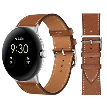 Кожаный ремешок для часов Google пиксельный ремешок для часов ремешок correa браслет смарт-часы ремень браслет google pixel ремешки для часов аксессуары