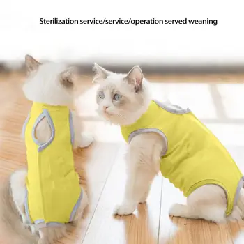 Костюм для восстановления домашних животных против вылизывания Защита от царапин Защита от домогательств Полезная Pet Cat Собака Стерилизация Защитная одежда