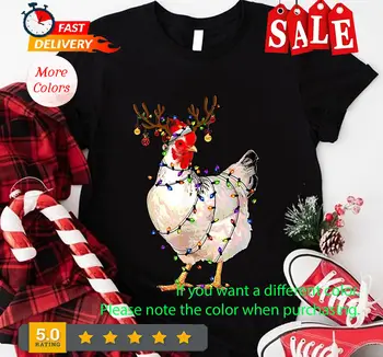 Рождественская толстовка с курицей, Забавная толстовка с капюшоном фермерской фермы, Женская футболка с курицей, L