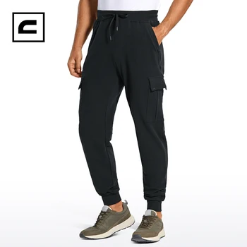 CRZ YOGA Мужские спортивные штаны-карго - 29-дюймовые ультрамягкие повседневные спортивные брюки-джоггеры с несколькими карманами