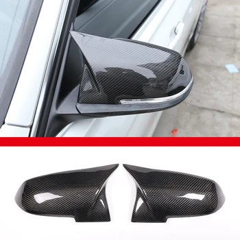  Настоящее углеродное волокно Автомобильная крышка зеркала заднего вида Отделка авто Запасные части для BMW F20 F21 F22 F23 F45 F46 F34 F35 F32 F33 X1 E84
