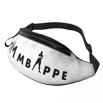 Персонализированный KM Футбол Mbappes Поясная сумка для женщин и мужчин Французский футбол через плечо Поясная сумка Велоспорт Кемпинг Телефон Деньги Мешочек