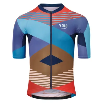 2023 Новый летний велоспорт VOID Новый цветной блок Быстросохнущий дышащий велосипедный костюм для скоростного спуска по шоссе