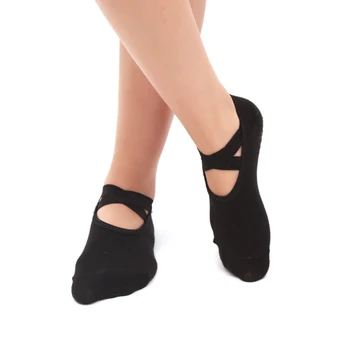 Женщины Профессиональные Противоскользящие Бинты Спортивные Носки Для Йоги Женская Вентиляция Пилатес Балет Носки Танцы Носки Тапочки