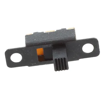 20 шт. 5 В 0,3 А мини-размер черный ползунковый переключатель SPDT для небольших проектов силовой электроники DIY