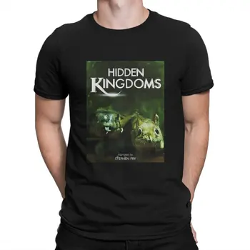 Забавная футболка Hidodens Мужские хлопковые футболки с круглым вырезом Скрытые королевства Футболка с коротким рукавом Новое поступление одежды