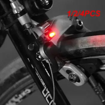 1 / 2 / 4 шт. Портативный водонепроницаемый нано велосипед тормоз красный светодиодный индикатор безопасности для электрического скутера M365