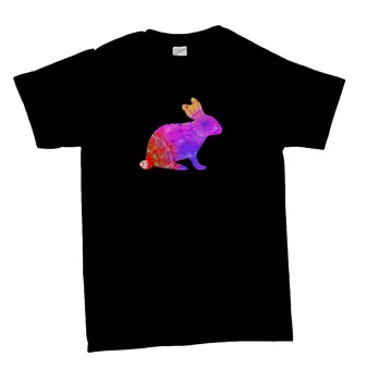 Психоделическая футболка с кроликом Идеальный подарок для любителей кроликов