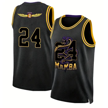 Баскетбольная майка для мужчин и женщин Майка MAMBA Kobe Жилет Lakers 24 Спортивные топы Детские футболки Летний дышащий жилет для мальчиков