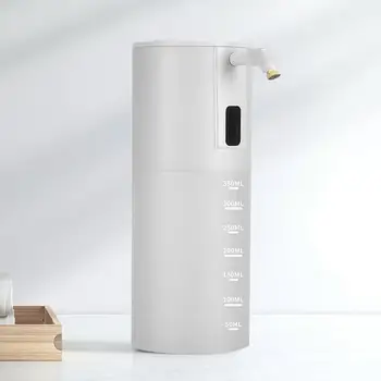 Дозатор очищающего средства для лица Интеллектуальный датчик Емкость автоматического дозатора мыла Водонепроницаемый мыло для рук с питанием от USB / батареи