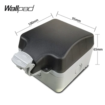 Водонепроницаемая наружная коробка IP66 Настенная коробка для настенного выключателя Розетка для наружного использования в ванной комнате