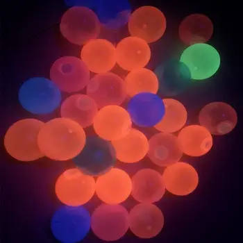 Светящиеся мячи для детей Надувные подсветка Липкие мячи для сжатия Детские игрушки для детского сада для упражнений Гибкость пальцев Детская вечеринка