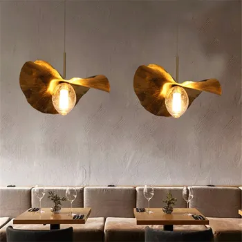 Винтажный подвесной светильник Nordic lotus lamp минималистичный дизайн свет гостиная домашняя столовая украшение кухонные светильники