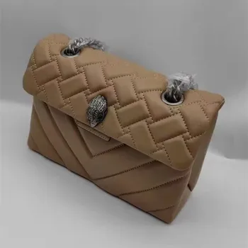 Женская сумка через плечо Новая сумка Kurt G Роскошная сумка через плечо London Мини-сумки через плечо Pu Leather Маленькая сумка с клапаном Сумка-тоут