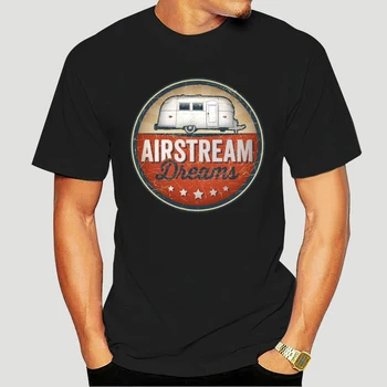 AirStream Dreams Logo Мужская хлопковая футболка с коротким рукавом(2) 5733X