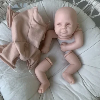 17 дюймов Набор кукол Reborn Lana Soft Touch Свежий цвет Незаконченные неокрашенные части куклы с телом Bebe Reborn Kit