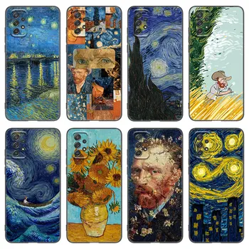 Van Gogh Aesthetics Art Чехол для телефона Samsung A21 A30 A50 A52 S A13 A22 A32 4G A33 A53 A73 5G A12 A23 A31 A51 A70 A71 A72 Крышка