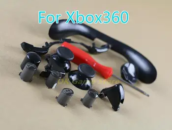 1 комплект/лот для XBOX 360 Полный комплект кнопок для ремонта деталей с отверткой T8 для беспроводного контроллера xbox360