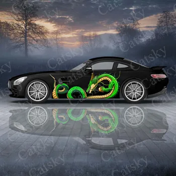  Dragon Pattern 2 шт./комплект Автомобильная наклейка для универсальной большой автомобильной наклейки для Универс, автомобильные наклейки слева и справа