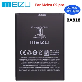 2023 Годы 100% оригинальный аккумулятор Meizu емкостью 3000 мАч для аккумулятора мобильного телефона Meizu c9 pro BA818 в наличии + номер отслеживания