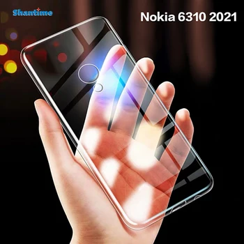 Для Nokia 6310 2021 Чехол Ультратонкий прозрачный мягкий чехол из ТПУ для Nokia 6310 2021 Couqe Funda