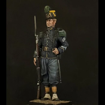 В разобранном виде 1/32 Sous officier 1860 figure Миниатюрные модели фигурок из смолы Неокрашенные