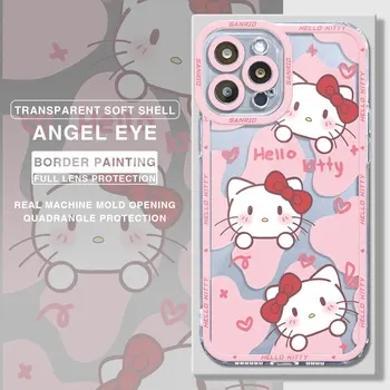 Hello Kitty Cinnamoll Melody Прозрачный чехол для Samsung A22 A53 A32 A10s A03 A52s A71 A42 A31 A52s A13 A20s A03s Мягкая обложка