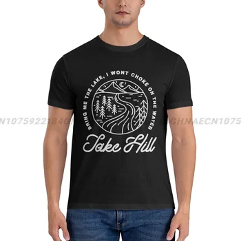 Jake Hill Принт Мужские футболки Хлопок Повседневные дышащие топы Одежда больших размеров