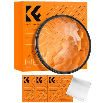  K&F Concept Nano B Series 58 мм 67 мм 72 мм 77 мм 82 мм Калейдоскоп Фильтр Фильтр Специальные эффекты с 3 тряпками для пылесоса