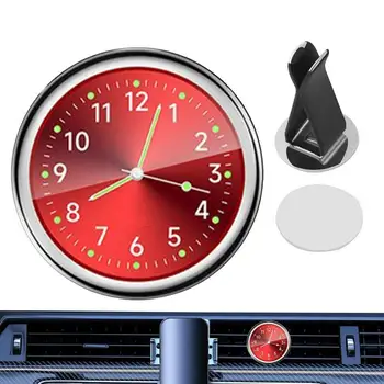 Портативные светящиеся часы Украшение приборной панели Авто Интерьер Часы Приборная панель Монтажный зажим для воздуховода Автомобильные часы Декор интерьера