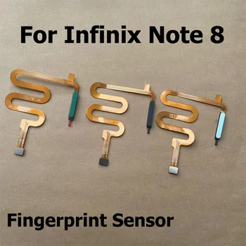 Оригинал для Infinix Note 8 Кнопка «Домой» Меню Сканер отпечатков пальцев Сканер Touch ID Ленточный разъем Гибкий кабель