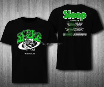 Новая футболка Sleep Band Tour 2 Side Футболка Все размеры Blck Teeshirt