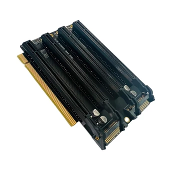 PCIe-Bifurcation x16 - x4x4x4x4 PCIE3.0 x16 Адаптер карты расширения Gen3 от 1 до 4