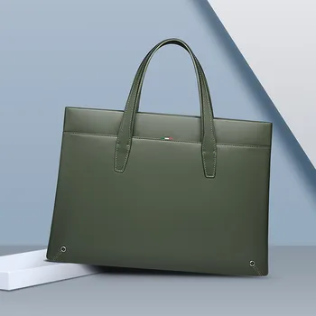 Мужской кожаный портфель, модная и элитная сумка через плечо, персонализированный и модный рюкзак