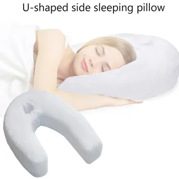 U-образная подушка плюс подушка для сна на боку Подушка для сна на боку Подушка для сна на боку удерживает шею и позвоночник во время сна