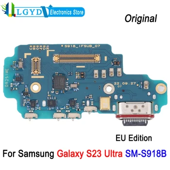 Оригинальная плата USB-порта для зарядки Samsung Galaxy S23 Ultra SM-S918B EU Edition