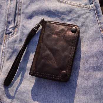 AETOO Мужской кожаный клатч, мягкая кожаная сумка, сумка в стиле ретро, воловья кожа, длинный кошелек, повседневная сумка для мобильного телефона, простая сумка для ручного захвата, прилив