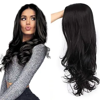 Черные парики из натуральных волос омбре для женщин длинные волнистые с темными корнями синтетический парик для женщин термостойкие парики Coaplay