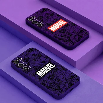 Чехол для телефона Marvel Spiderman Comcis для Samsung Galaxy S24 S23 S22 S21 S20 Ultra Plus S23 S21 S20 FE A73 A72 A53 A52 TPU