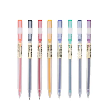 DELI Полноигольная гелевая ручка 4 шт. A119 Офисная маркерная ручка 0,5 мм Студент с многоцветной ручкой на водной основе Writing Painting Tools