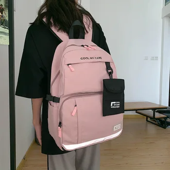 Школьный рюкзак Корейские рюкзаки для девочек Мода Женский тренд Студенты Школьная сумка большой вместимости Повседневные новые женские сумки для путешествий