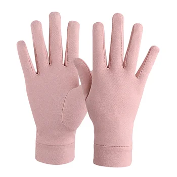  Пара Полные пальцы Перчатки для тренировок Тяжелая атлетика Тренажерный зал Женщины Упражнения Фитнес Тренировка Розовый