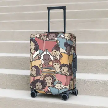 Простые современные люди Чехол для чемодана Праздник Мультфильм Веселье Багаж Принадлежности Круиз Путешествие Защита